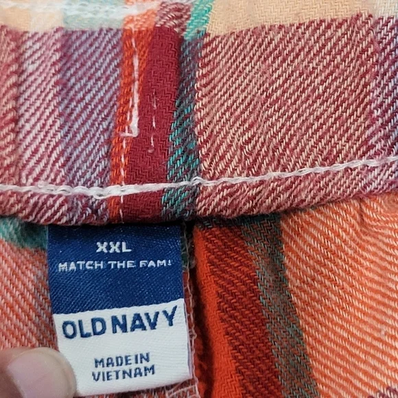 2X 100% Cotton Plaid Pajama Pants with Front Pockets - Picture 6 of 6